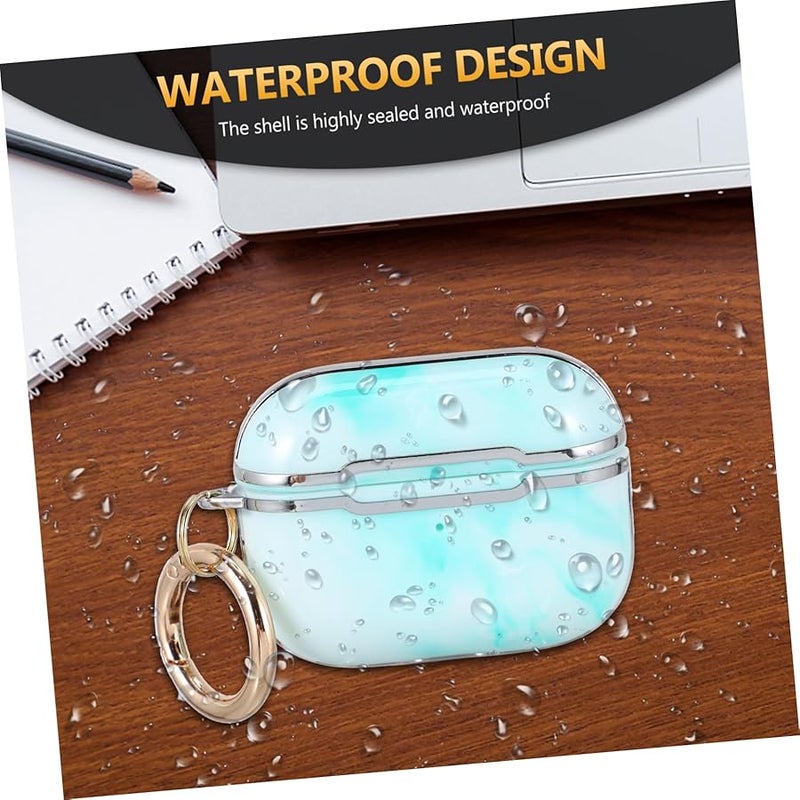 Balacoo Electroplated Marble Design Protective Case For Cordless Earbuds - Image 3